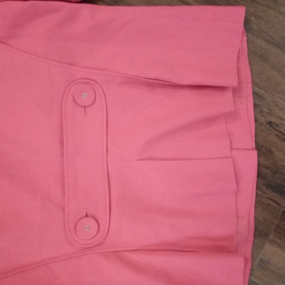 Halogen Electric  Red Fitted Scoop Button Down Blazer Size Medium - Picture 5 of 7